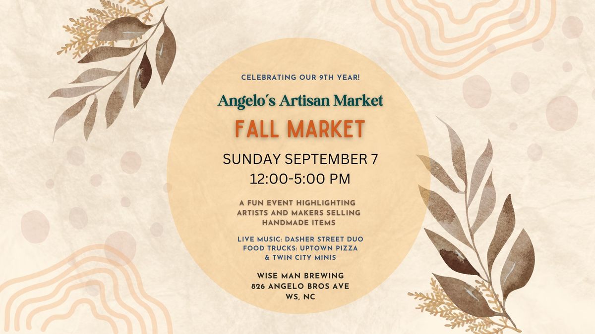 Angelo's Artisan Fall Market