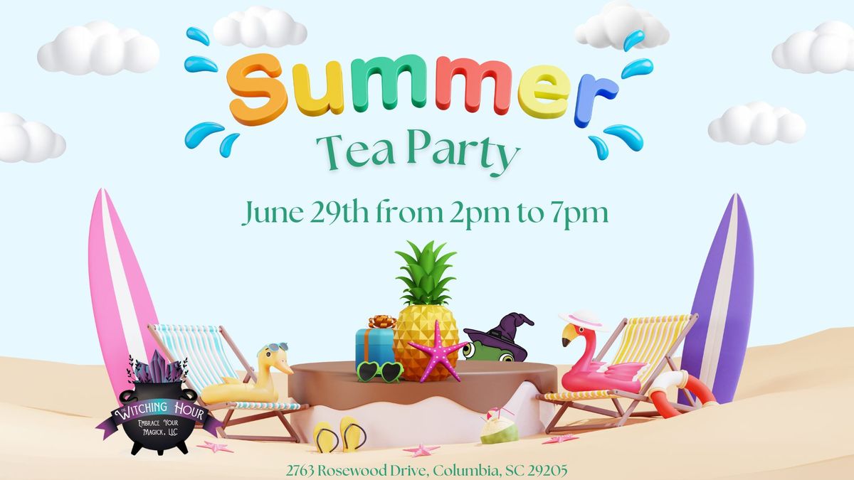 Summer Tea Party at The Witching Hour