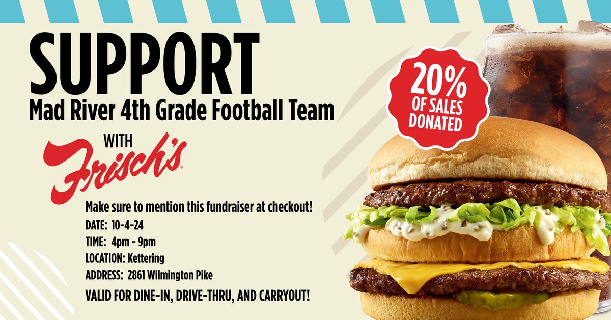 Mad River 4th Grade Football Team Fundraiser 