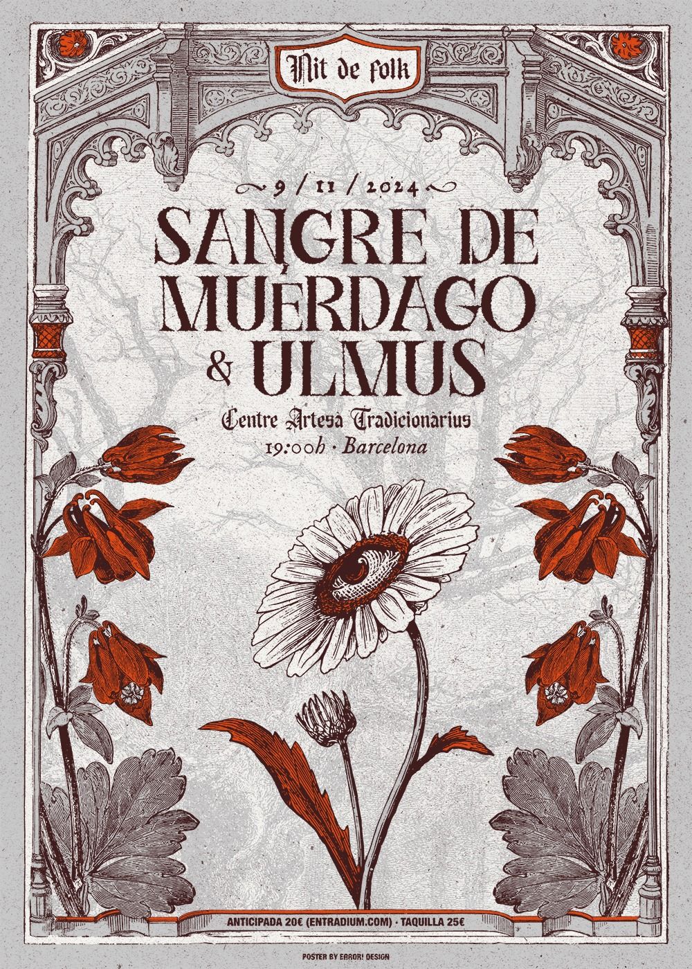 Sangre de Mu\u00e9rdago + Ulmus en Barcelona