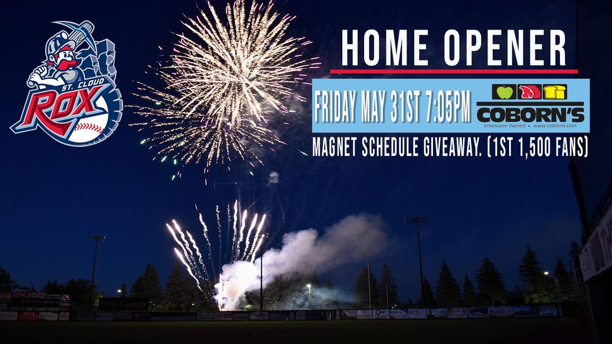 Home Opener vs. Duluth Huskies with Post-Game Fireworks! 
