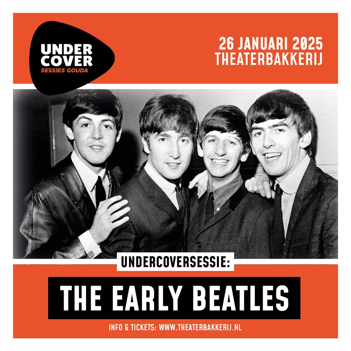 Undercoversessie: The Early Beatles | De Theaterbakkerij