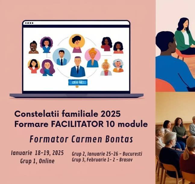 Formare Facilitator Constelatii Familiale, Bucuresti, 10 Module 2025