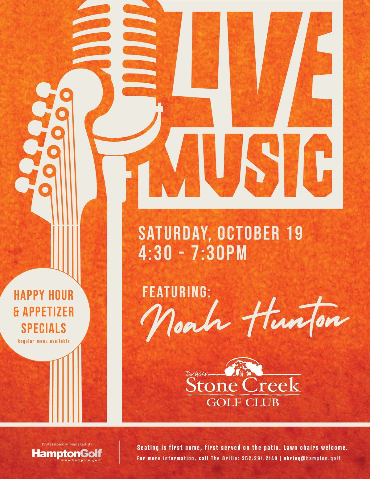 Live Music featuring Noah Hunton