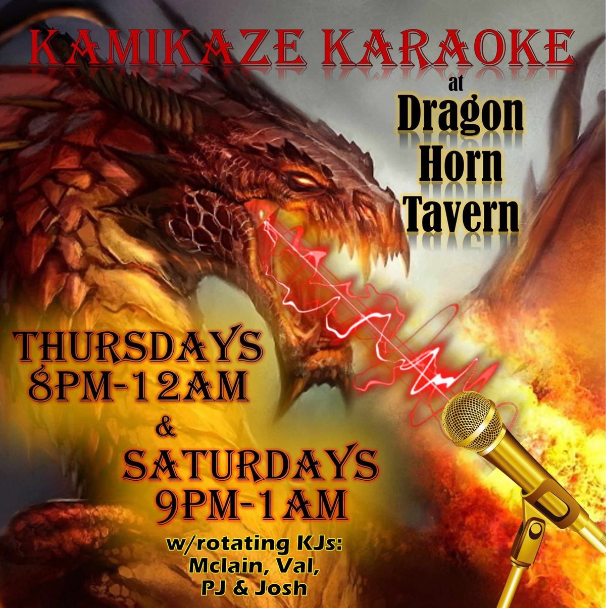 Karaoke at the Dragonhorn Tavern
