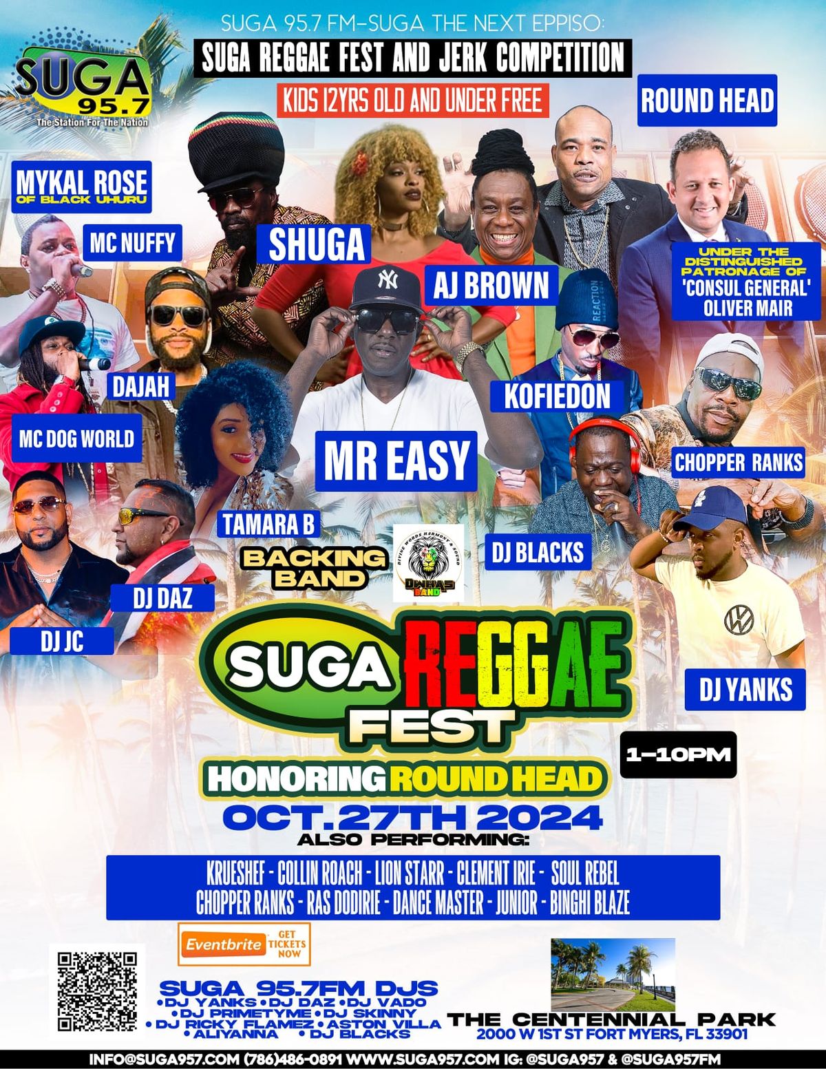 SUGA REGGAE FEST AND JERK COMPETITION