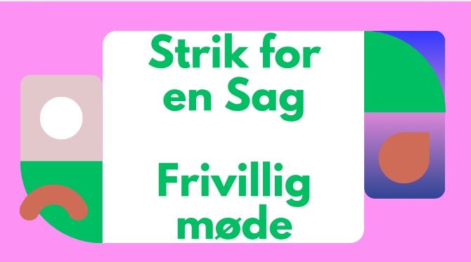 Frivilligm\u00f8de nr.3: Strik for en Sag