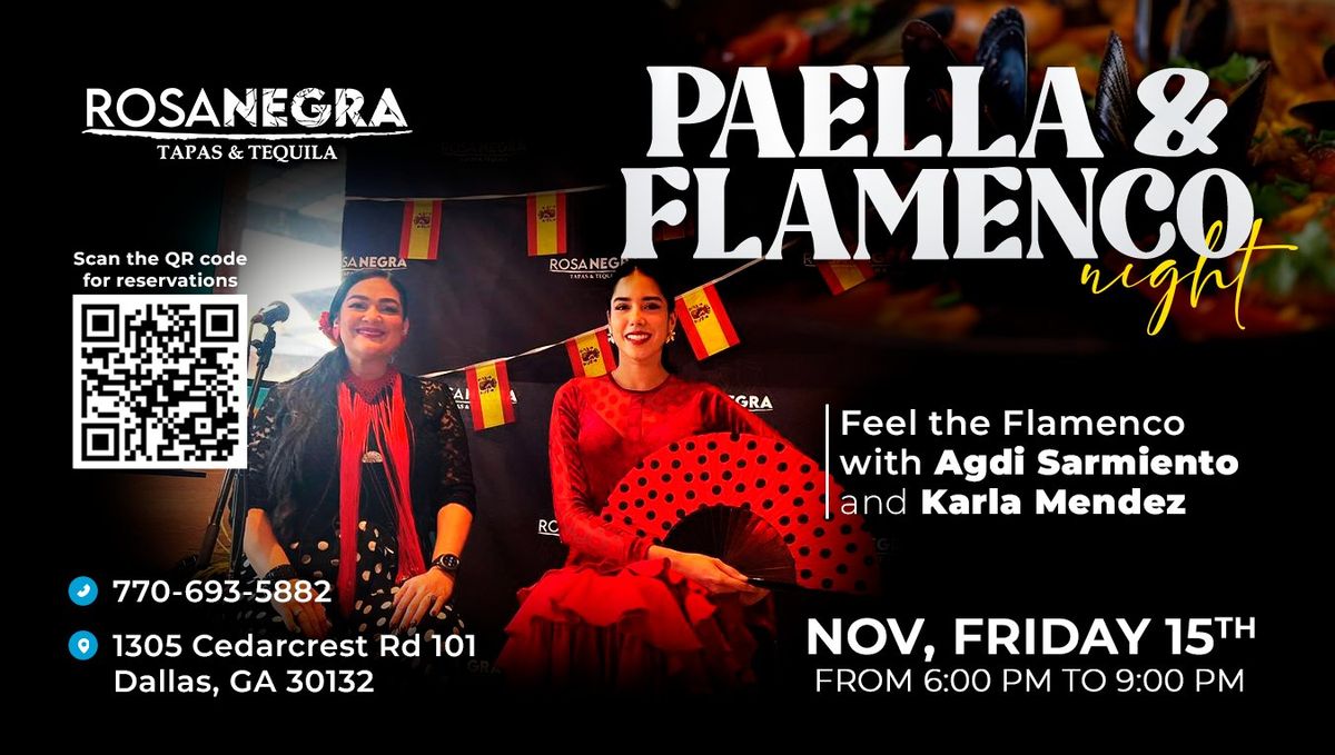 A Night of Spanish Passion: Paella & Flamenco \ud83d\udc83\ud83c\uddea\ud83c\uddf8 