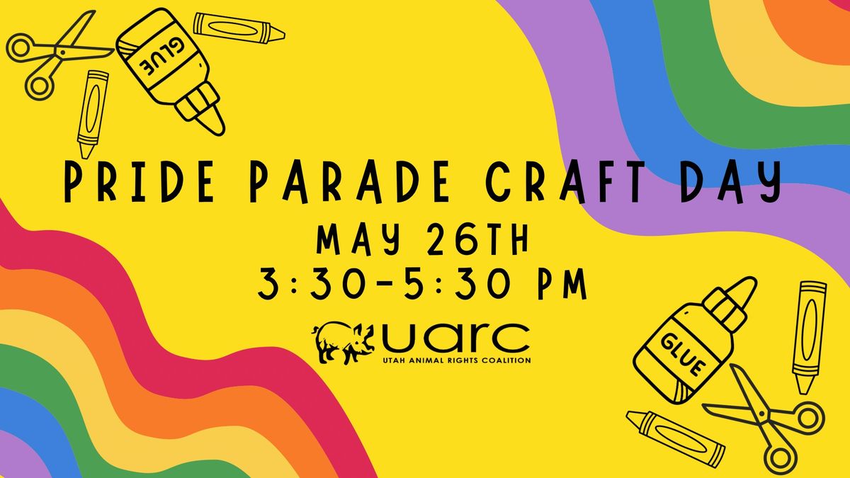 Pride Parade Craft Day