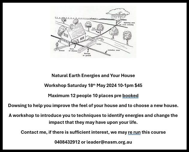 Natural Earth Energies and Your House Dowsing to help you improve the feel of your house and to choo