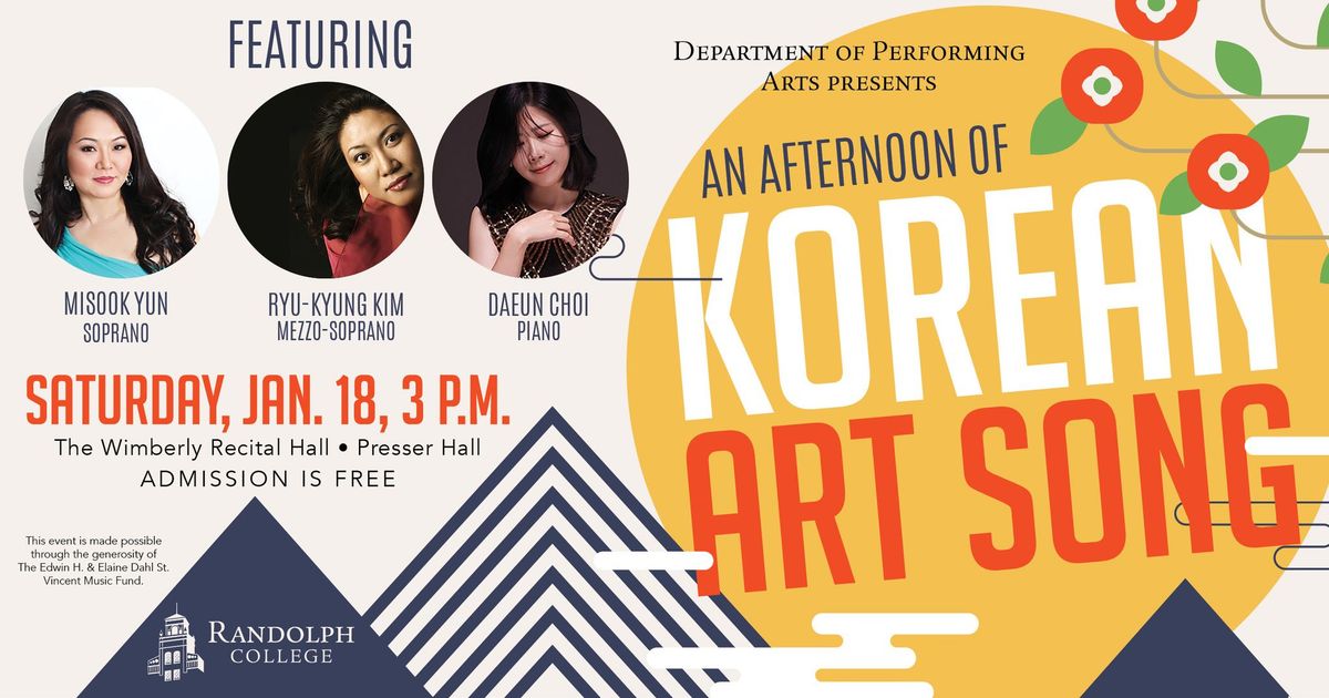 An Afternoon of Korean Art Song