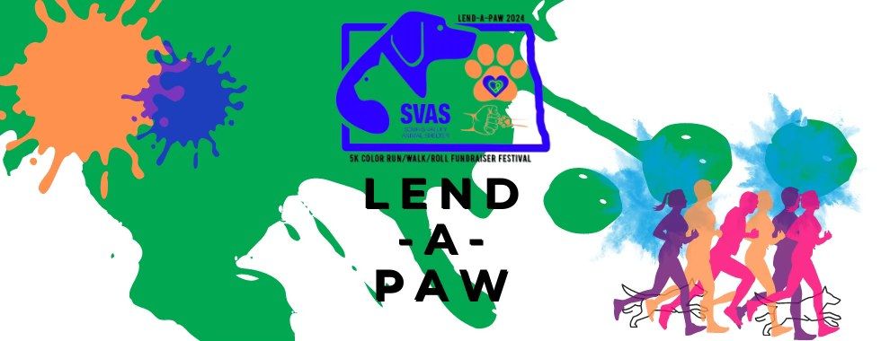 Lend-a-Paw 5K Color Run\/Walk\/Roll Fundraiser Festival Day!