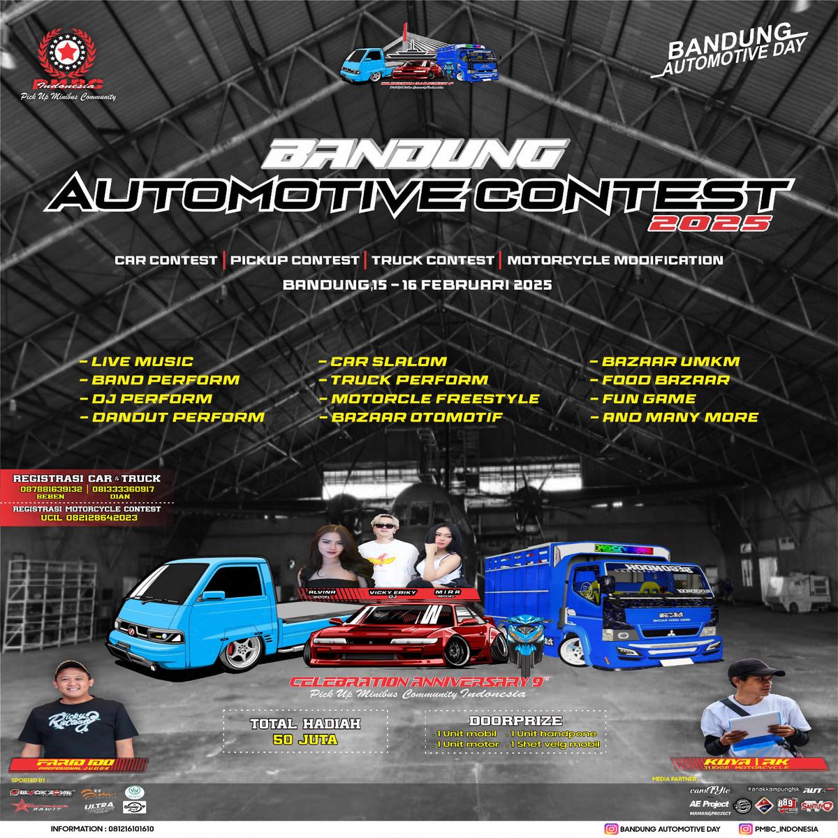 Bandung automotive contes dan anniversary pmbc 9th