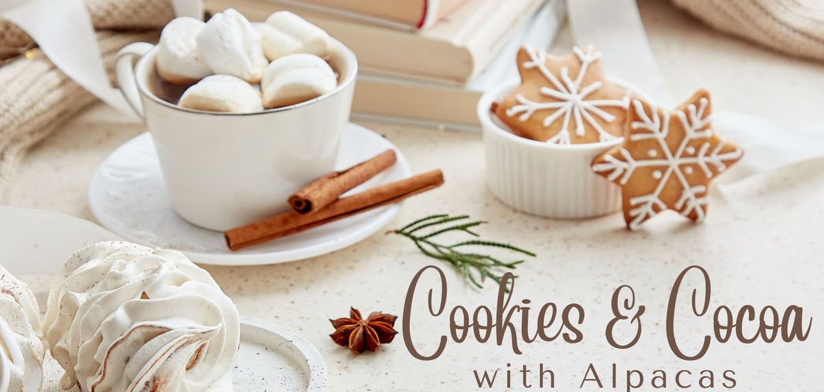 Holiday Cookies & Cocoa with Alpacas