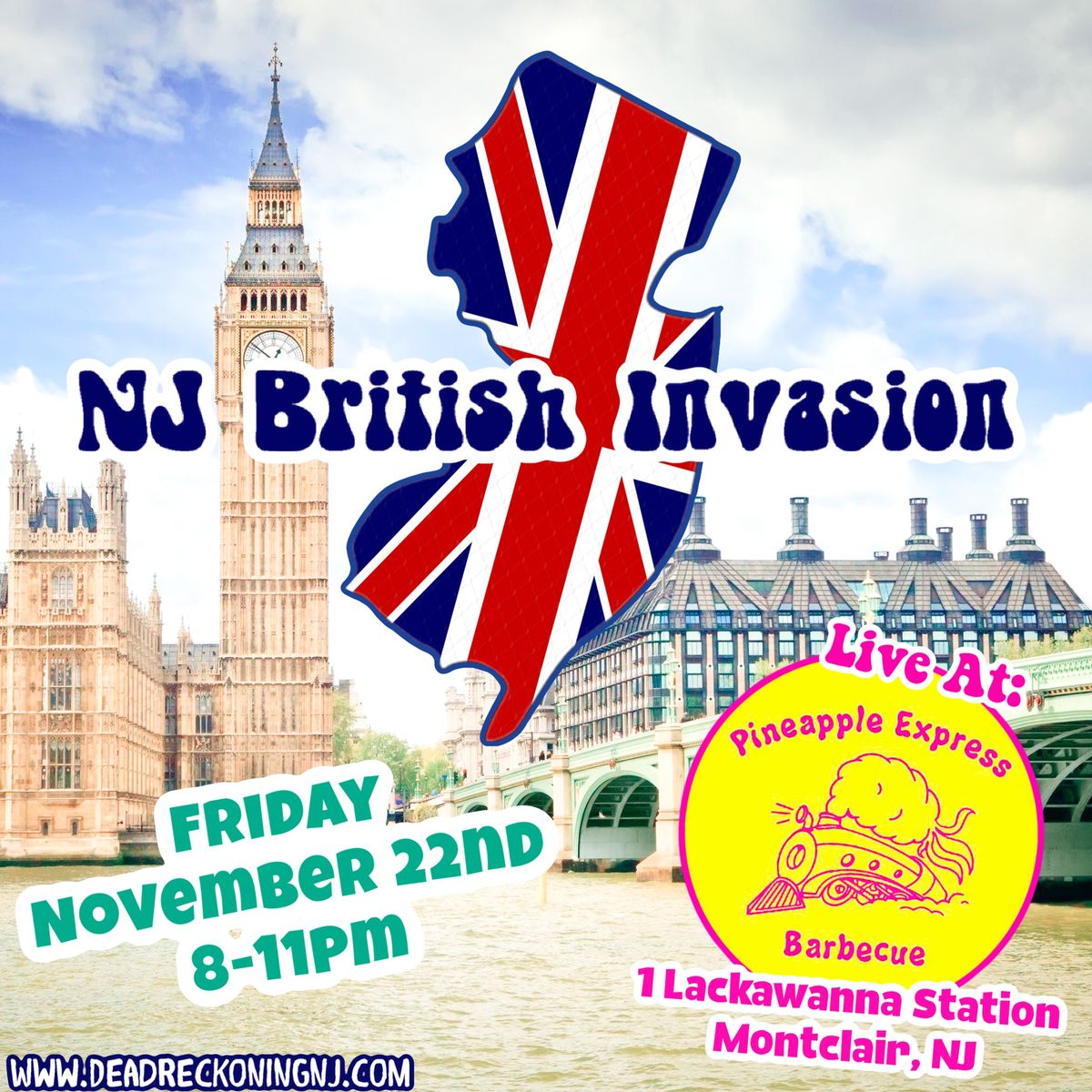 NJ British Invasion Returns to Pineapple Express 