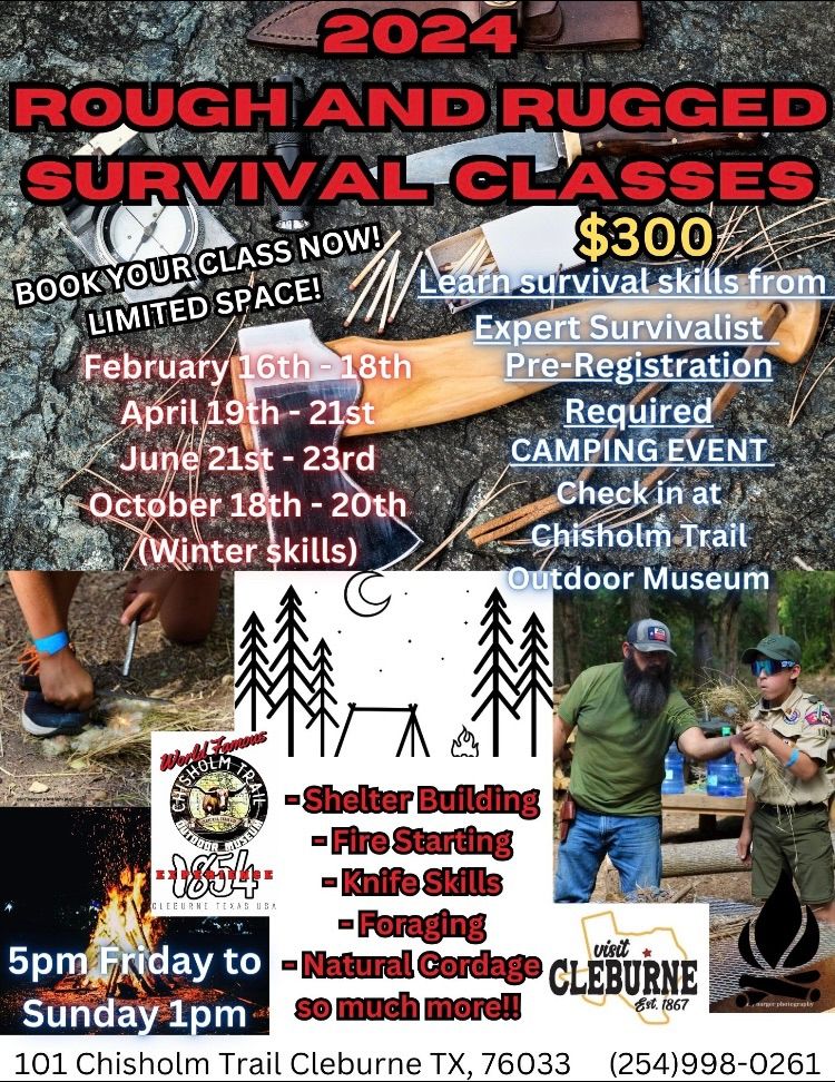 Survival Camps for youth and ADULTS!!