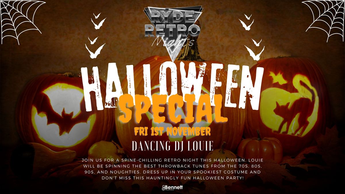 Ryde Retro Presents HALLOWEEN SPECIAL