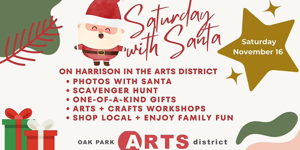 Santa Saturday - Shop local, Enjoy kids activities, & pictures with Santa!