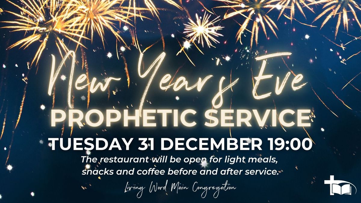 Oujaarsaand \/ New Year's Eve Service 19:00