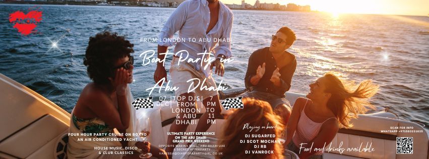 Abu Dhabi Boat Party and secret-afterparty