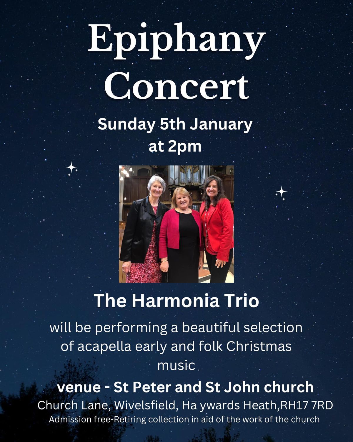 Concert by The Harmonia Trio