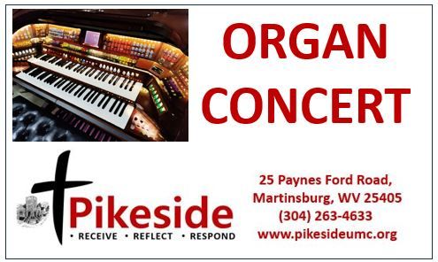 Organ Concert - Saturday, March 22, at 11:00 a.m.