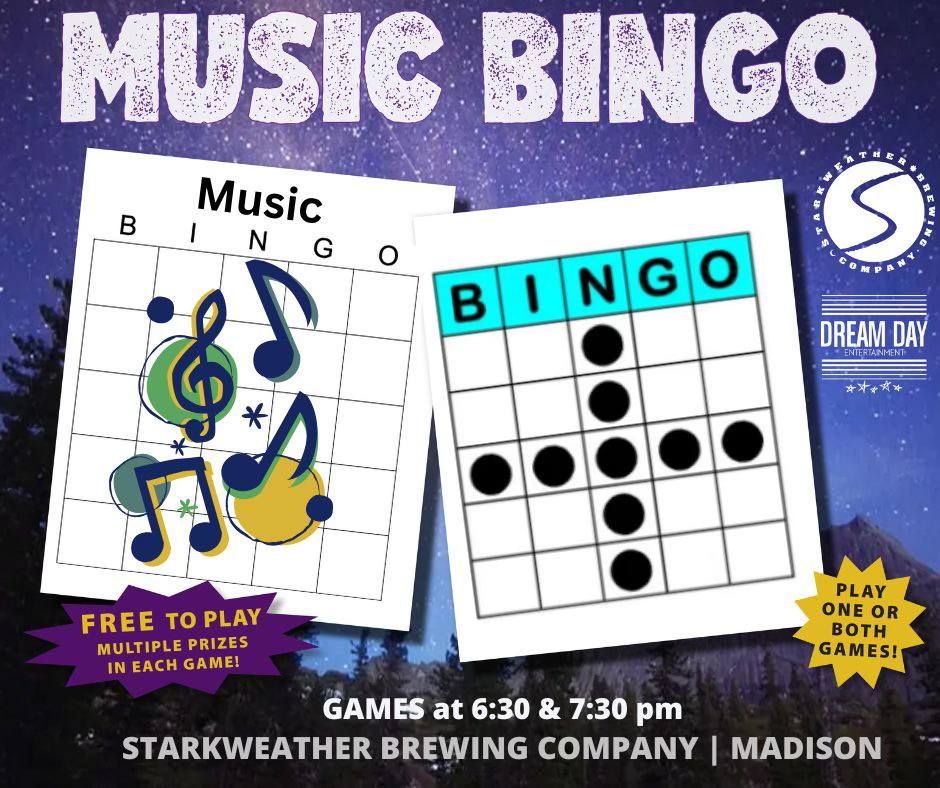 MUSIC BINGO at Starkweather Brewing