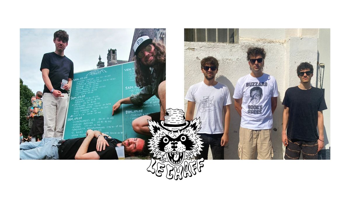 WEEKEND MARTYR (GARAGE ROCK\/\/ITALIE) + \u00c9CHAFAUDAGE OL\u00c9 (POST PUNK\/BRUXELLES)