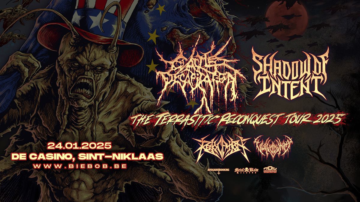 Cattle Decapitation \/\/  Shadow of Intent | \u201cThe Terrasitic Reconquest\u201d Tour || De Casino