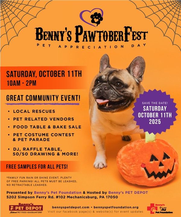 Benny's PawtoberFest - Pet Appreciation Day