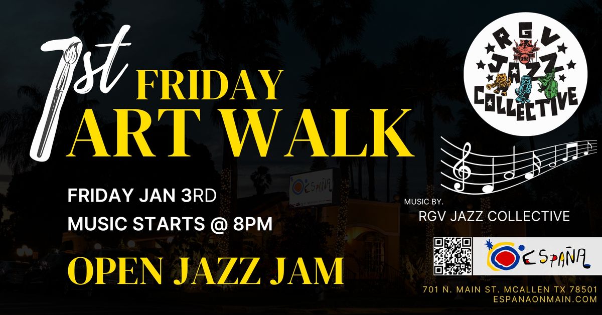 First Friday Art Walk | Open Jazz Jam by RGV Jazz Collective