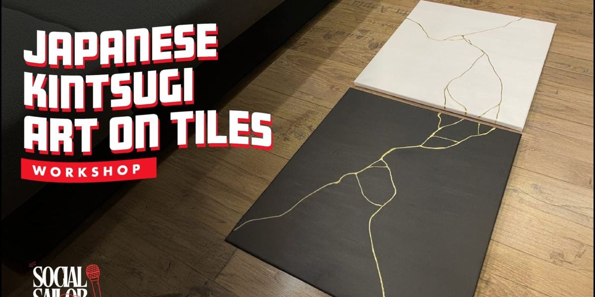 Japanese Kintsugi Art on Tiles - Delhi