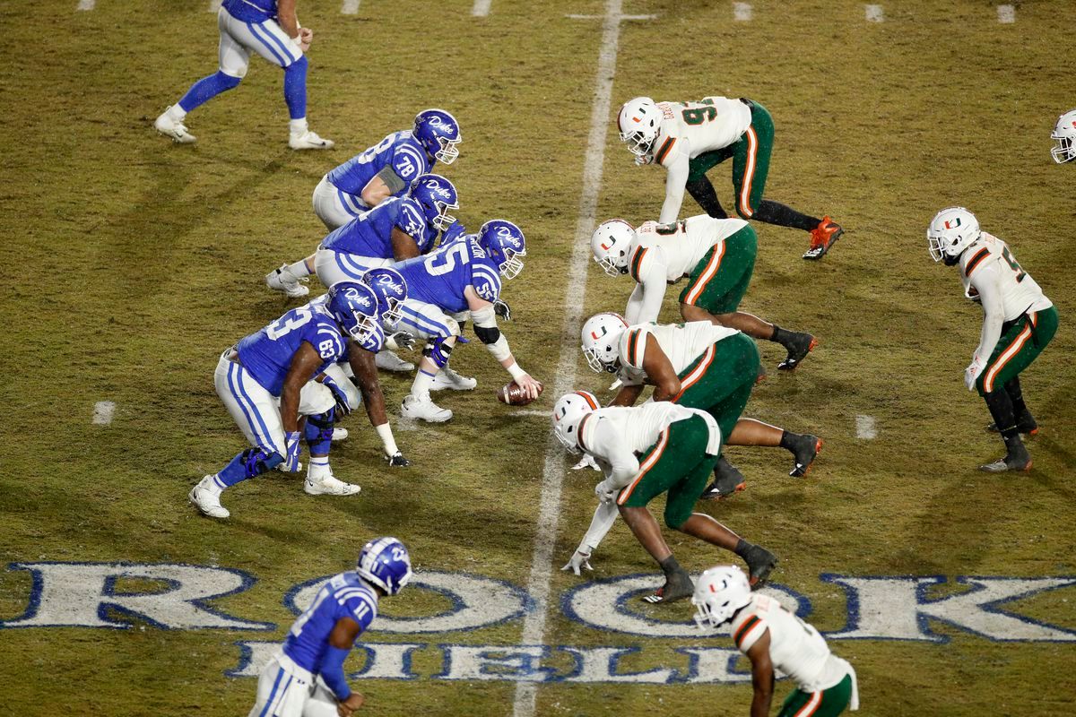 Duke Blue Devils at Miami Hurricanes Football