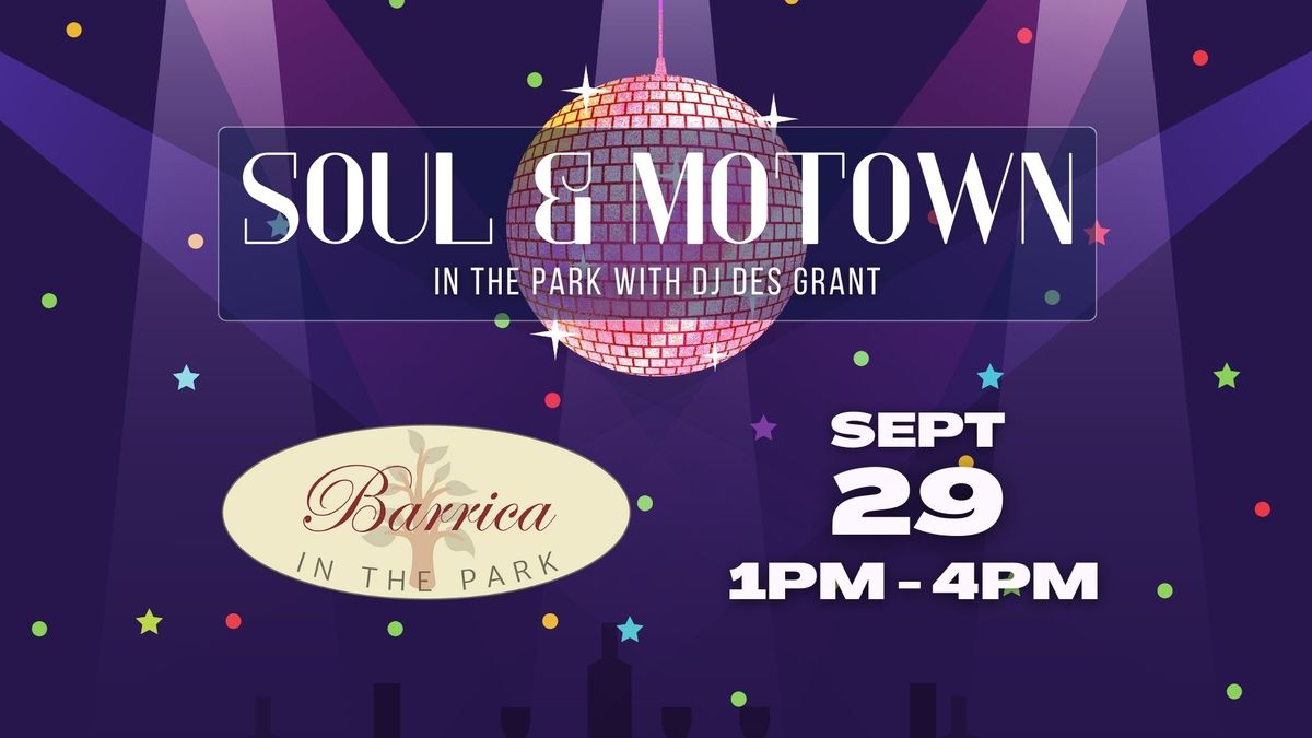 Soul and Motown afternoon