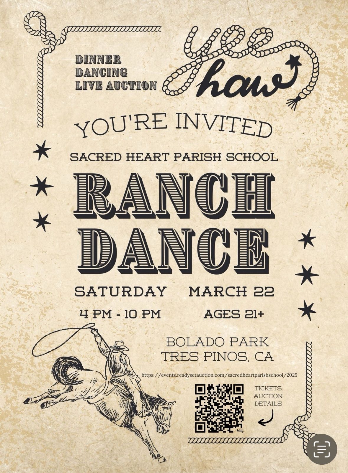 Sacred Heart Parish School 2025 Ranch Dance