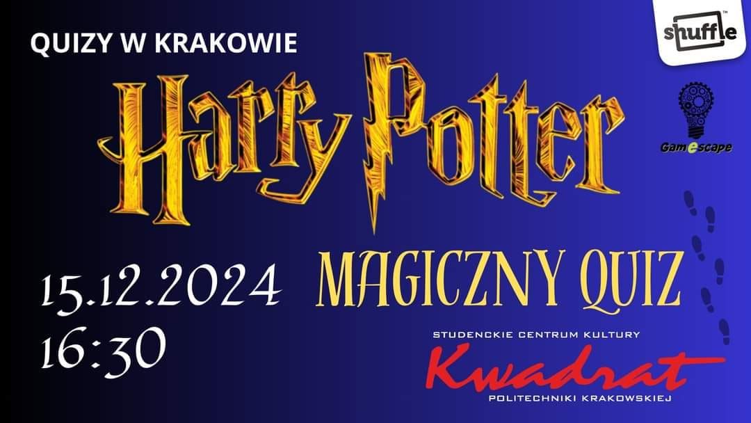 Harry Potter - magiczny quiz w Klubie Kwadrat 