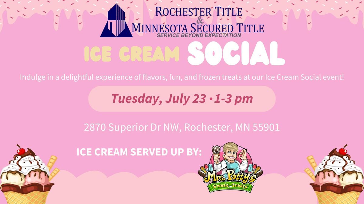 Ice Cream Social for Real Estate Professionals