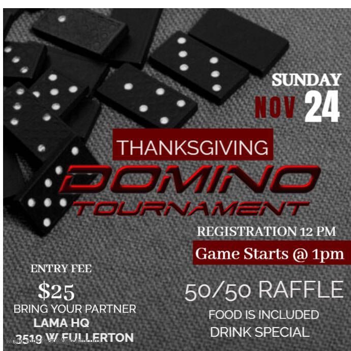 Thanksgiving Domino Tournament \ud83e\udd83\ud83e\udd83