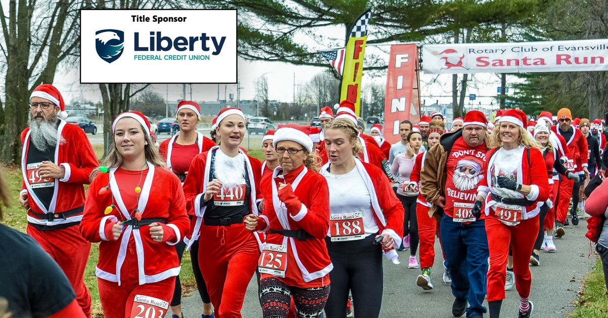 Rotary Club of Evansville Santa Run 2024