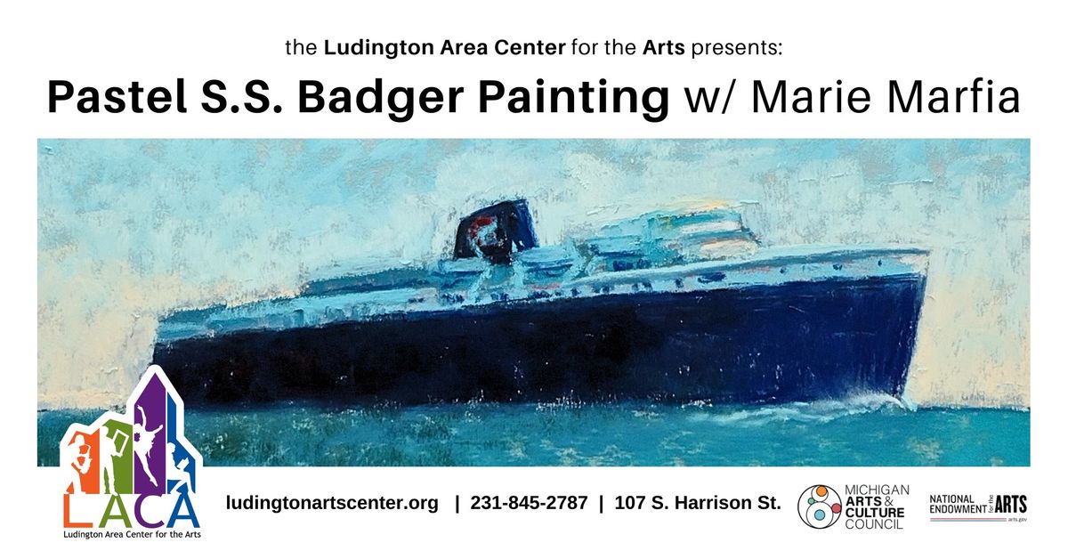Pastel S.S. Badger Painting w\/ Marie Marfia