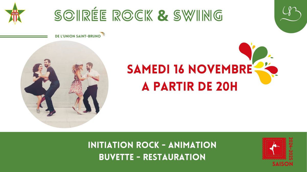 Soir\u00e9e Rock & Swing ann\u00e9es 50