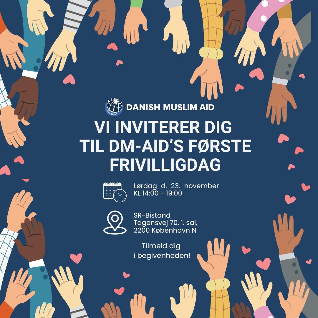 DM-Aids f\u00f8rste frivilligdag (KUN FOR EKSISTERENDE FRIVILLIGE)