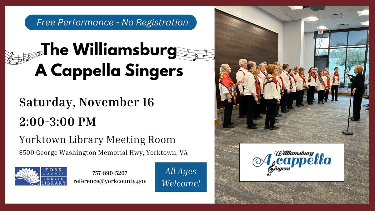 Williamsburg A Cappella Singers Performance