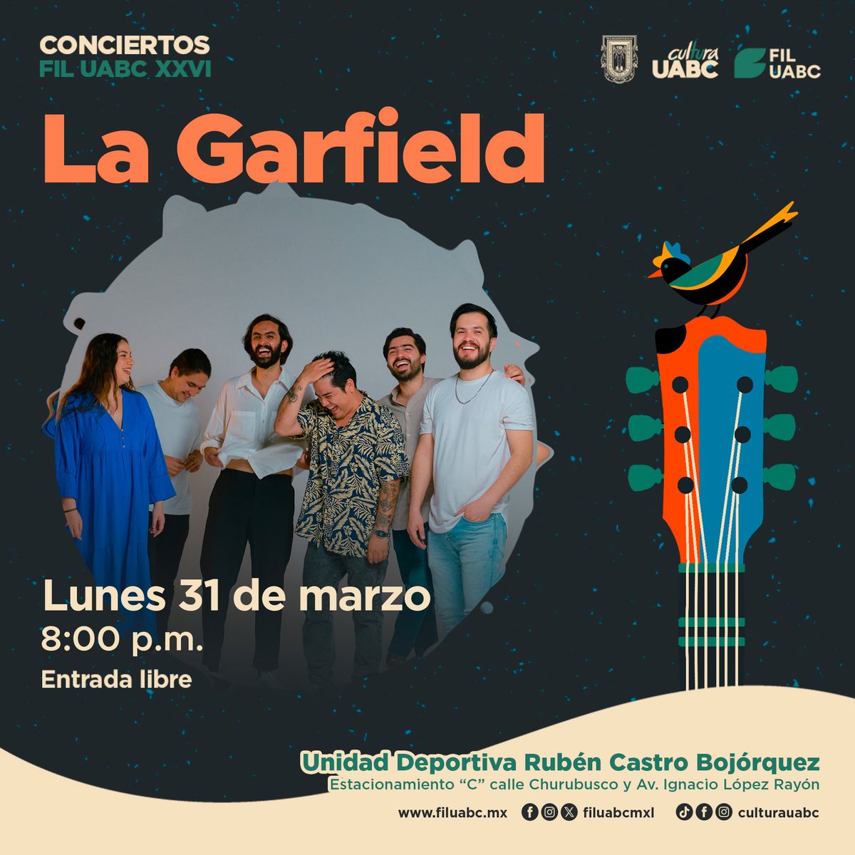 La Garfield | Conciertos FIL UABC 2025