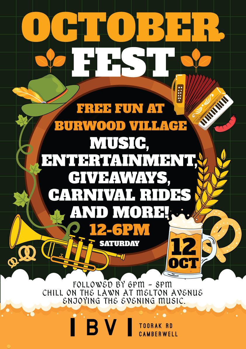 Octoberfest: FREE Event at Burwood Village! 