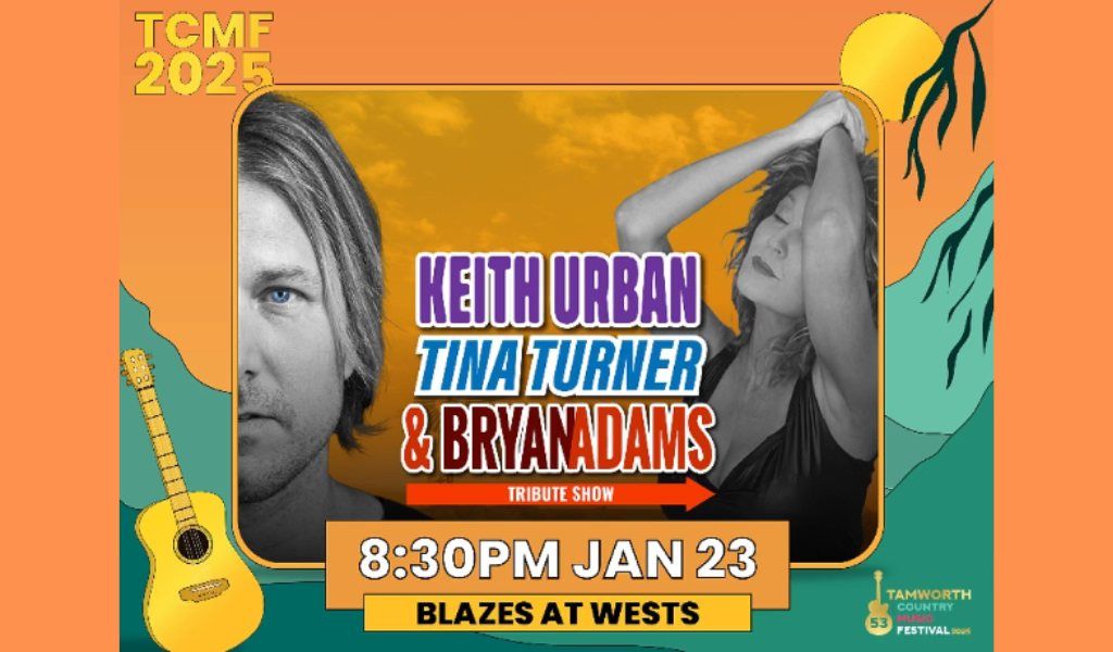 URBAN - TURNER - ADAMS (TRIBUTE SHOW) - TCMF 2025' @ BLAZES SHOWROOM (Wests Leagues)