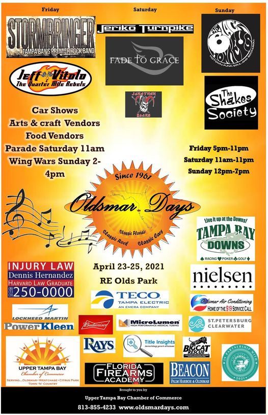 Oldsmar Days Festival, R E Olds Park, Oldsmar, 25 April 2021