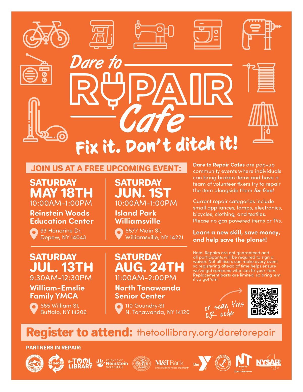Dare to Repair Cafe - July 2024