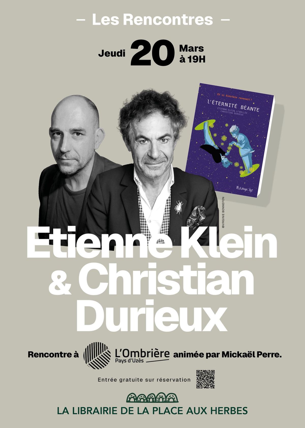 Rencontre avec Etienne Klein et Christian Durieux