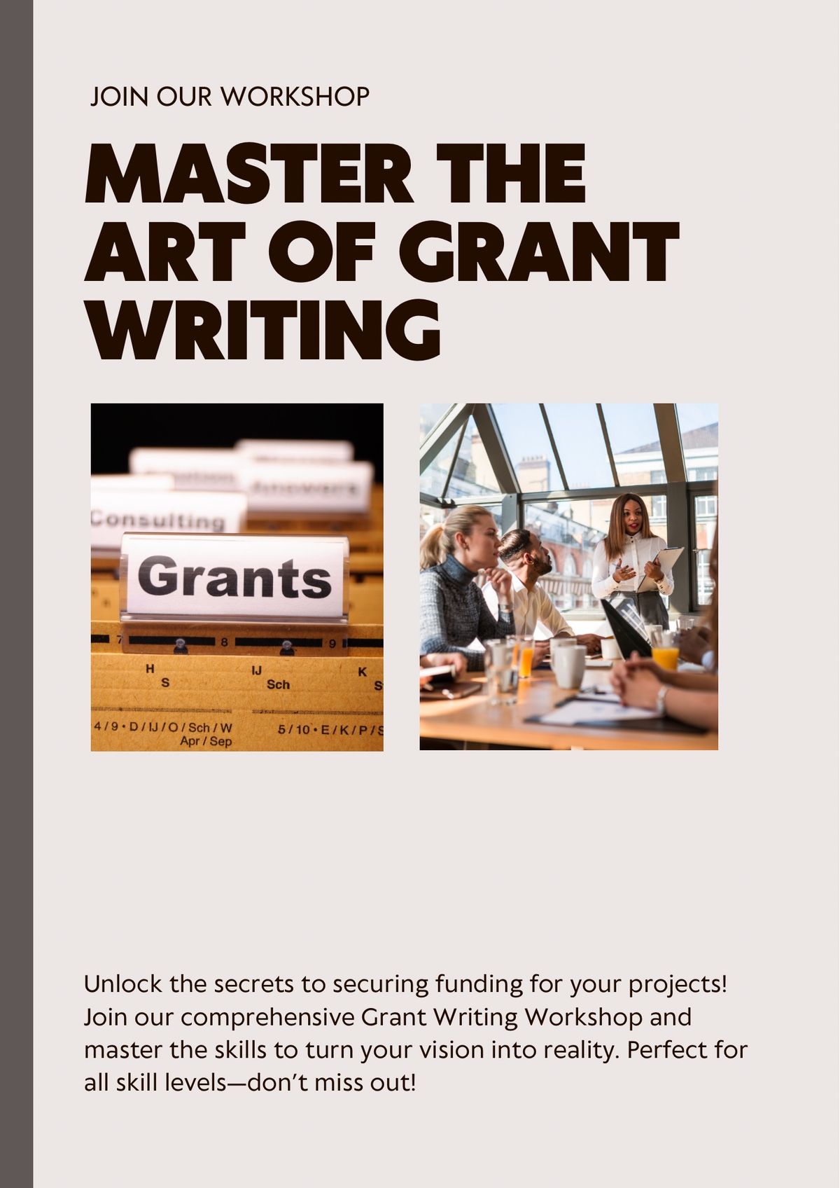 Master the Art of Grant Writing 